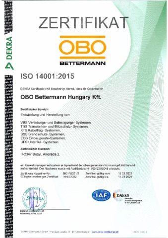 DIN EN ISO 14001 - Deutsch