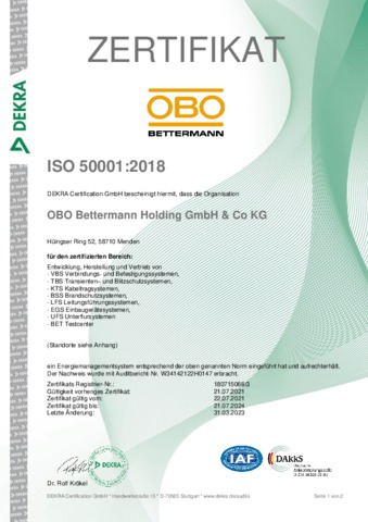 DIN EN ISO 50001 - deutsch